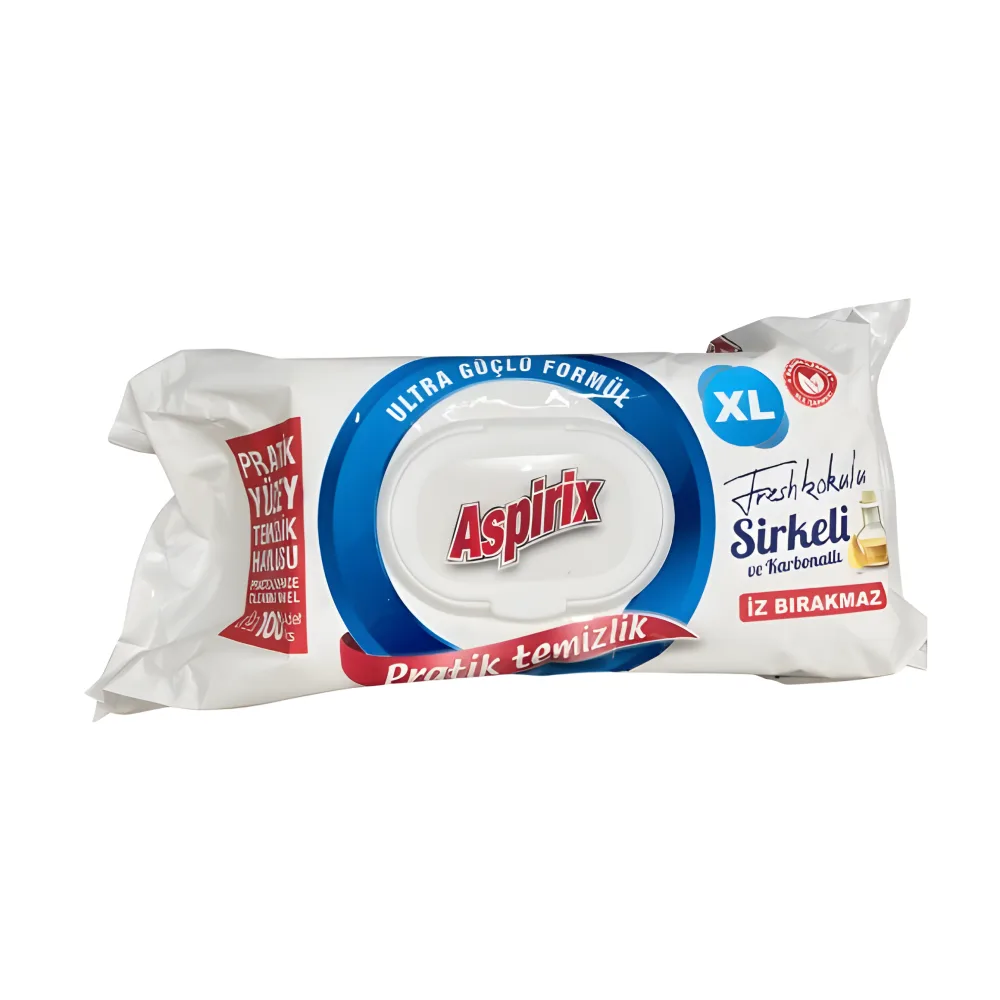 ASPRİX PAKETLİ YÜZEY TEMİZLİK HAVLUSU 100 YAPRAK (KOLİ 12Lİ)
